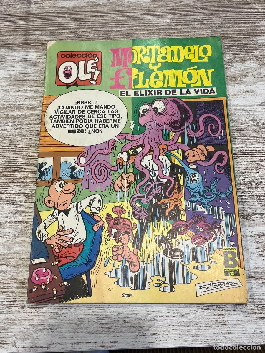 C&oacute;mics: C&oacute;mic Mortadelo y Filem&oacute;n El elixir de la vida 1987 | Colecci&oacute;n Ol&eacute; | Ediciones B - Foto 1
