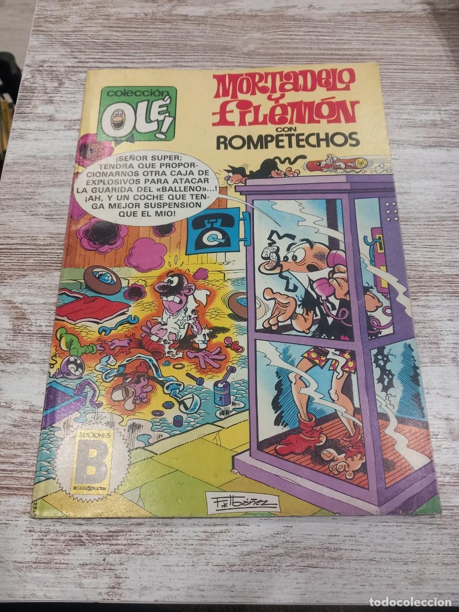 C&oacute;mics: C&oacute;mic Mortadelo y Filem&oacute;n Con Rompetechos 1987 | Colecci&oacute;n Ol&eacute; | Ediciones B - Foto 1