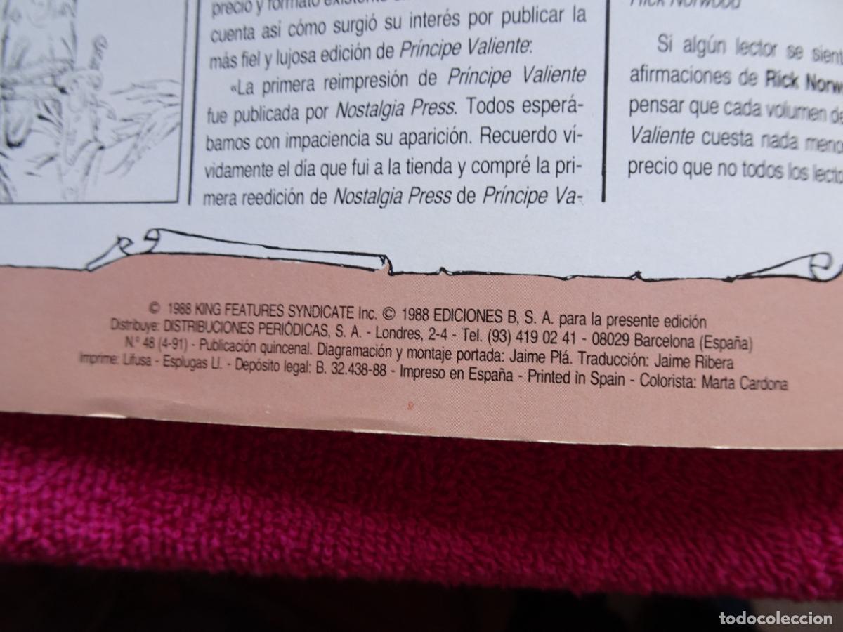 C&oacute;mics: pr&iacute;ncipe valiente 48 ediciones b 1988 edici&oacute;n hist&oacute;rica tebeos - Foto 3