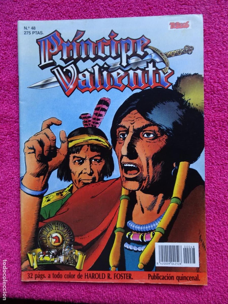 C&oacute;mics: pr&iacute;ncipe valiente 48 ediciones b 1988 edici&oacute;n hist&oacute;rica tebeos - Foto 1