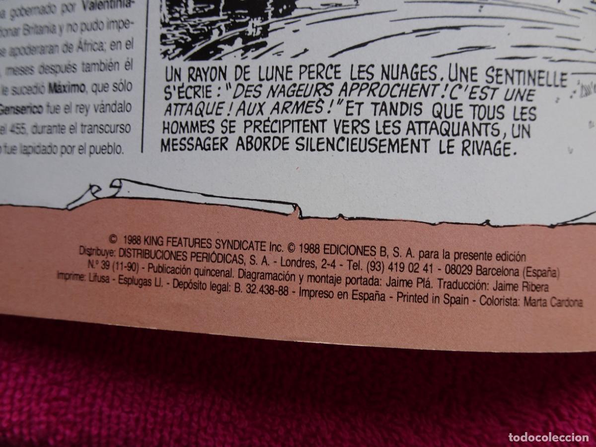 C&oacute;mics: pr&iacute;ncipe valiente 39 ediciones b 1988 edici&oacute;n hist&oacute;rica tebeos - Foto 3