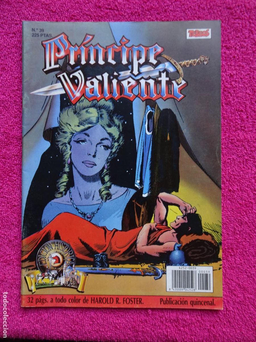 C&oacute;mics: pr&iacute;ncipe valiente 39 ediciones b 1988 edici&oacute;n hist&oacute;rica tebeos - Foto 1