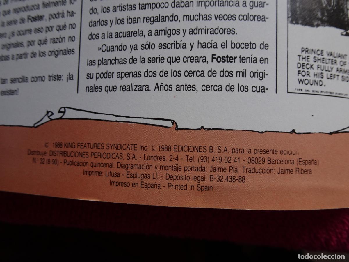 C&oacute;mics: pr&iacute;ncipe valiente 32 ediciones b 1988 edici&oacute;n hist&oacute;rica tebeos - Foto 3