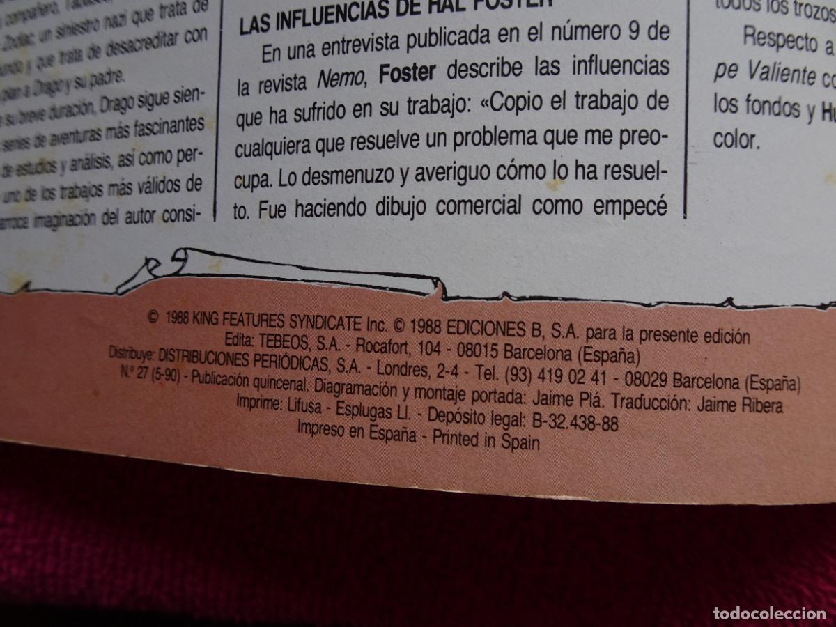 C&oacute;mics: pr&iacute;ncipe valiente 27 ediciones b 1988 edici&oacute;n hist&oacute;rica tebeos - Foto 3