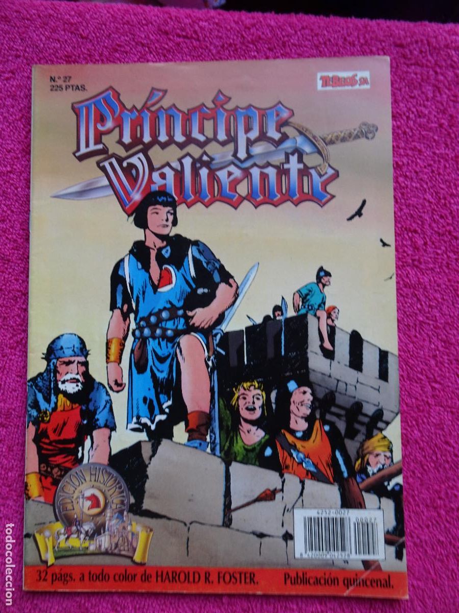C&oacute;mics: pr&iacute;ncipe valiente 27 ediciones b 1988 edici&oacute;n hist&oacute;rica tebeos - Foto 1