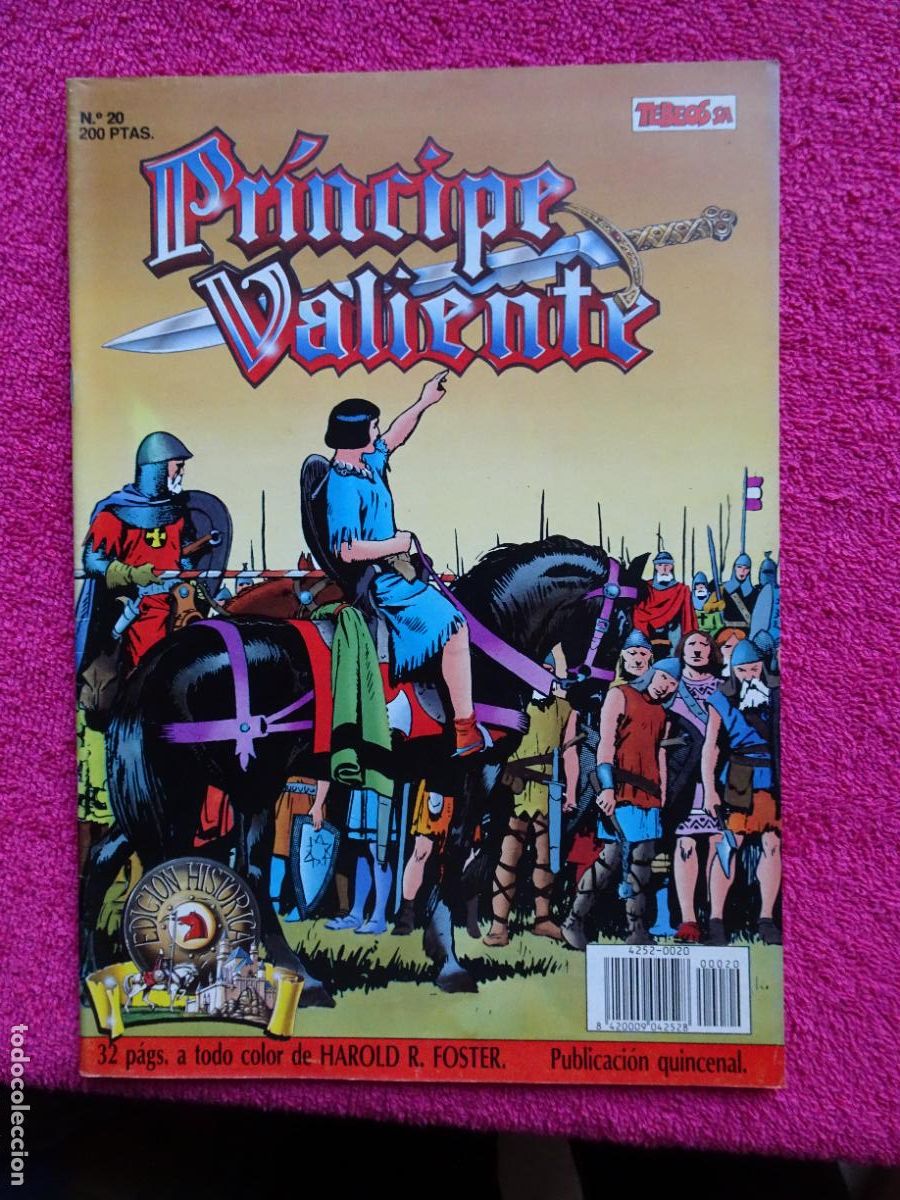 C&oacute;mics: pr&iacute;ncipe valiente 20 ediciones b 1988 edici&oacute;n hist&oacute;rica tebeos - Foto 1