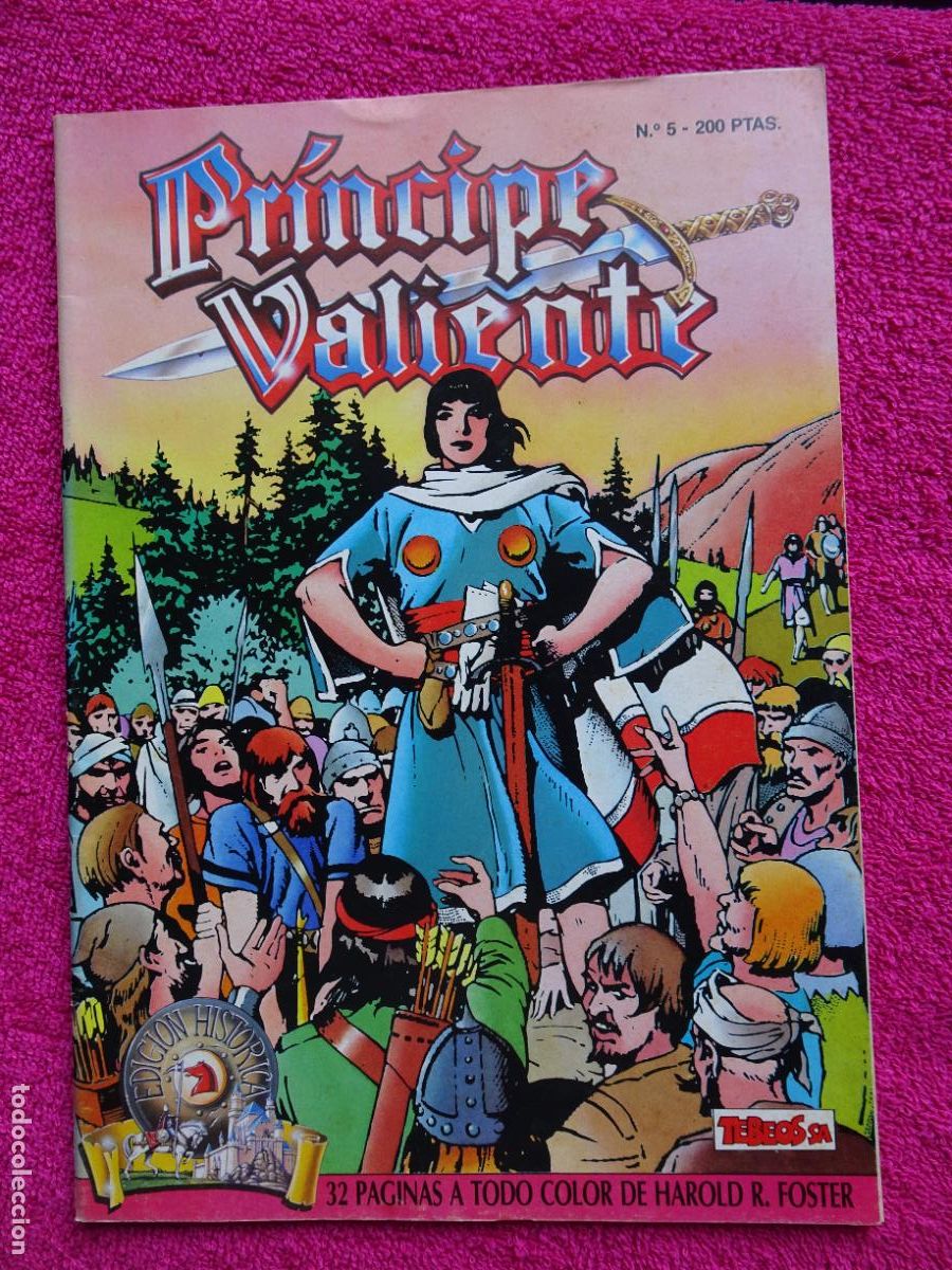 C&oacute;mics: pr&iacute;ncipe valiente 5 ediciones b 1988 edici&oacute;n hist&oacute;rica tebeos - Foto 1