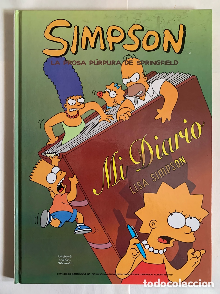 C&oacute;mics: Simpson La Prosa Purpura de Springfield Tapa Dura Ediciones B 2005 - Foto 1