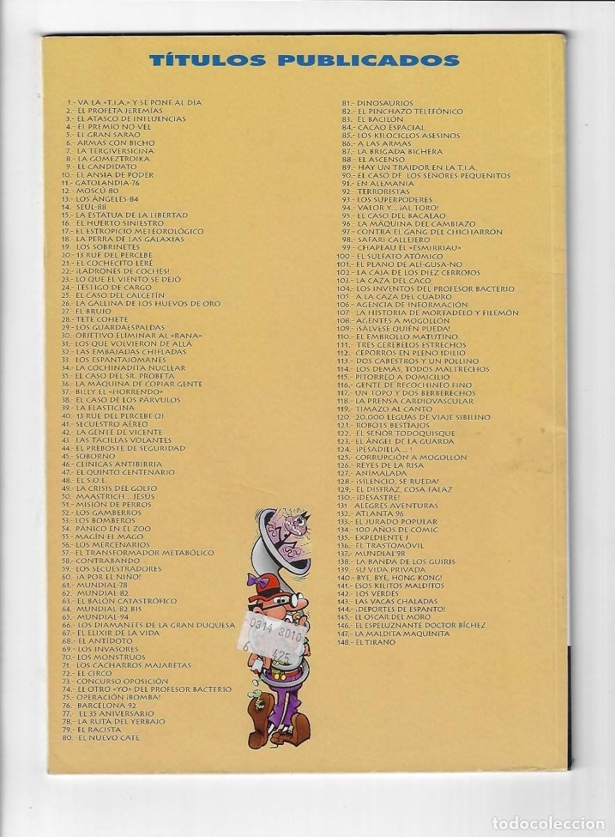 C&oacute;mics: Ediciones B. Colecci&oacute;n Ol&eacute; Mortadelo y Filem&oacute;n. 41 - Foto 2