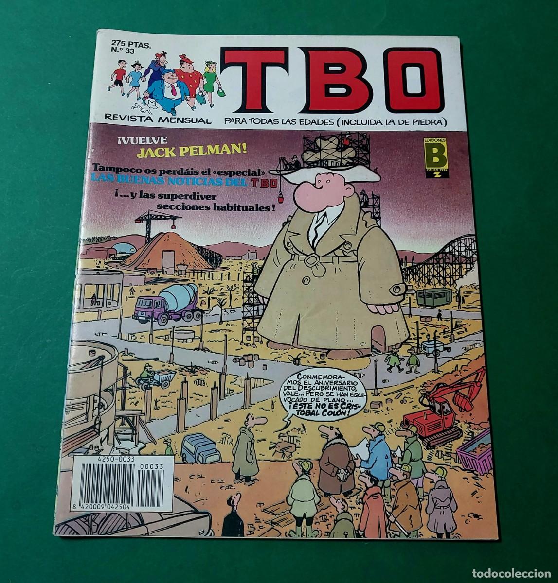 C&oacute;mics: TBO N&ordm; 33 Ediciones B 1988 - Foto 1