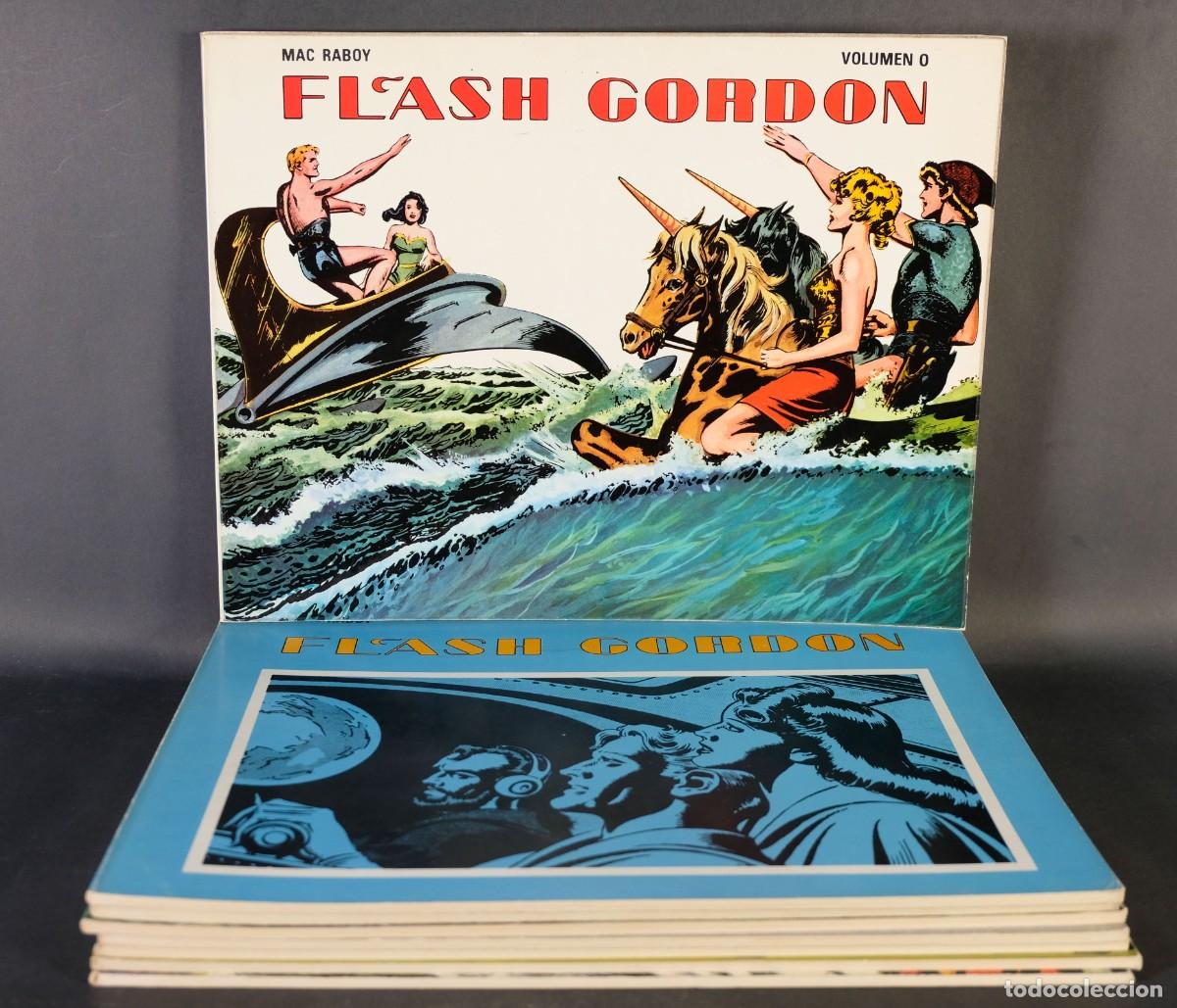 C&oacute;mics: Flash Gordon - Mac Raboy - 8 vol&uacute;menes (completo) - Ediciones B 1980 - Foto 1