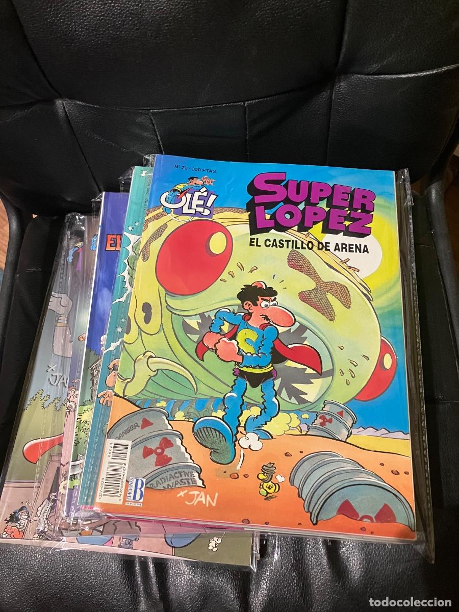 C&oacute;mics: SUPER LOPEZ SUPERLOPEZ - OL&Eacute; FANS - LOTE DE 28 N&Uacute;MEROS - EDICIONES B - Foto 1