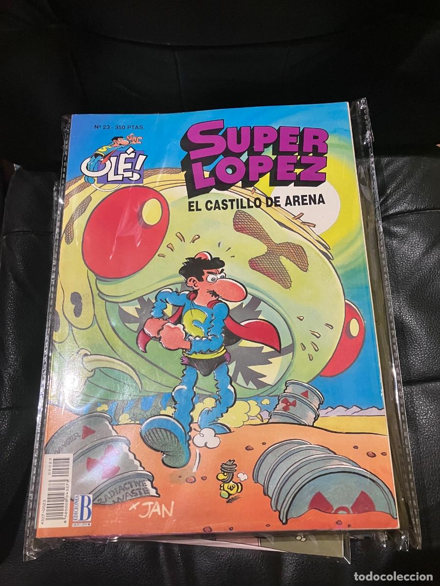 C&oacute;mics: SUPER LOPEZ SUPERLOPEZ - OL&Eacute; FANS - LOTE DE 28 N&Uacute;MEROS - EDICIONES B - Foto 2
