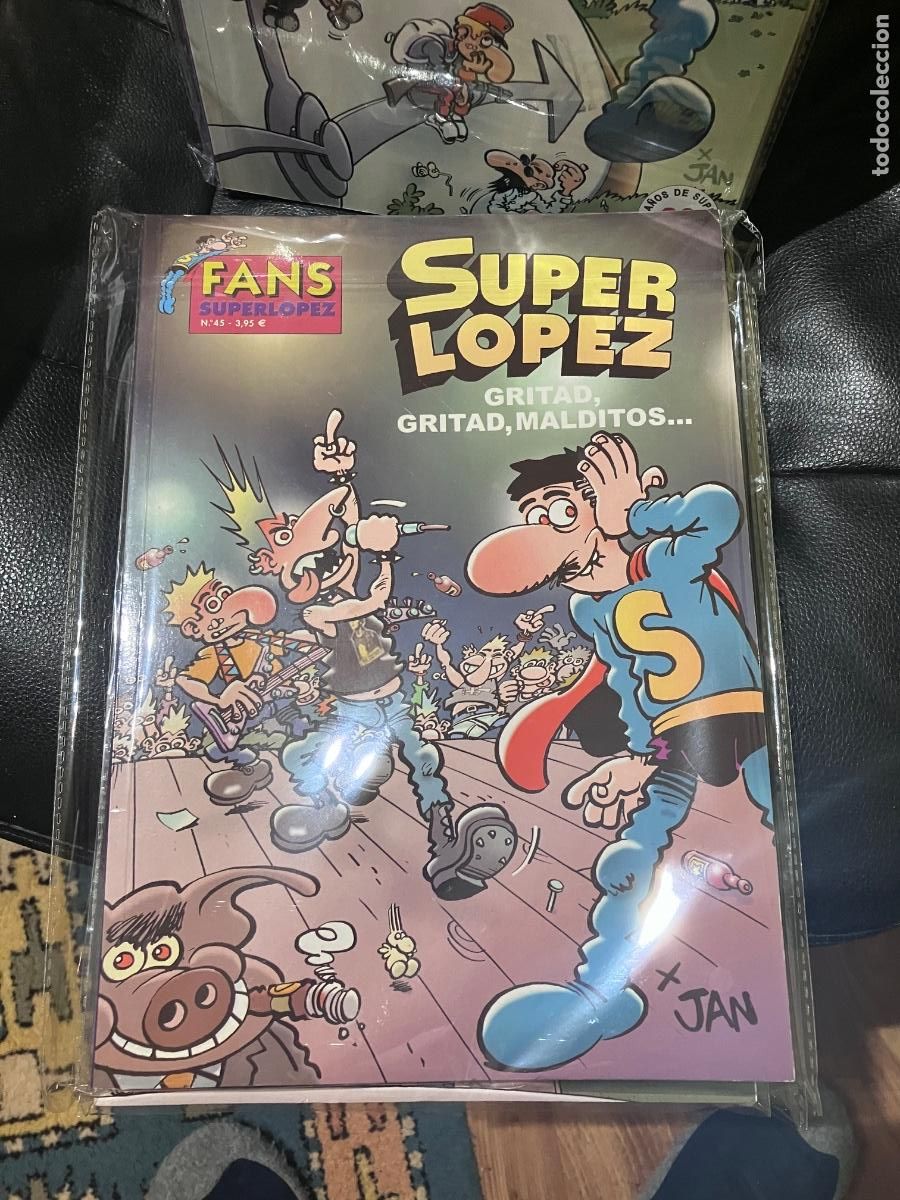 C&oacute;mics: SUPER LOPEZ SUPERLOPEZ - OL&Eacute; FANS - LOTE DE 28 N&Uacute;MEROS - EDICIONES B - Foto 8