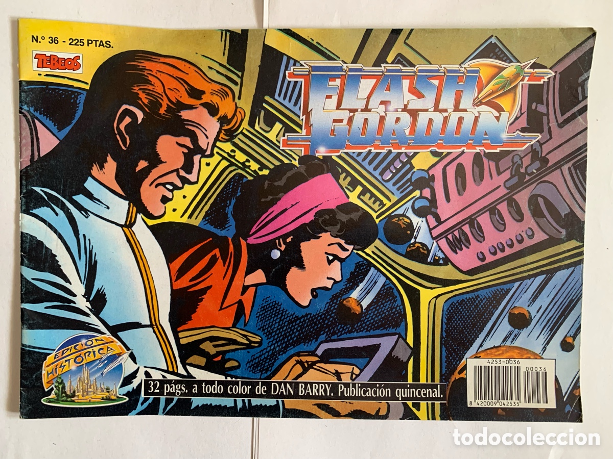 C&oacute;mics: Flash Gordon N&ordm;36 Edicion Historica Ediciones B 1988 - Foto 1