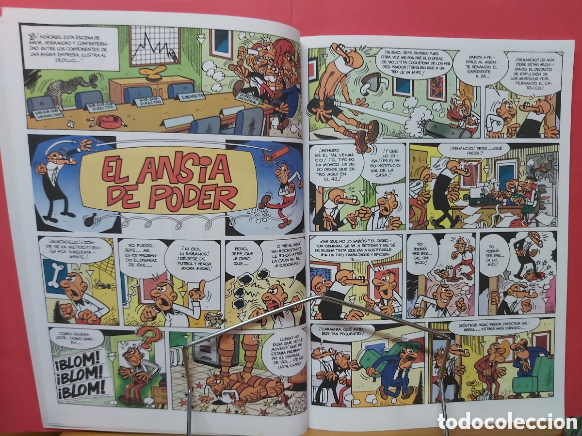 C&oacute;mics: * MORTADELO Y FILEMON * EL ANSIA DE PODER * FUNDACION SOLIDARIDAD CARREFOUR * EDICIONES B 2007 * - Foto 2