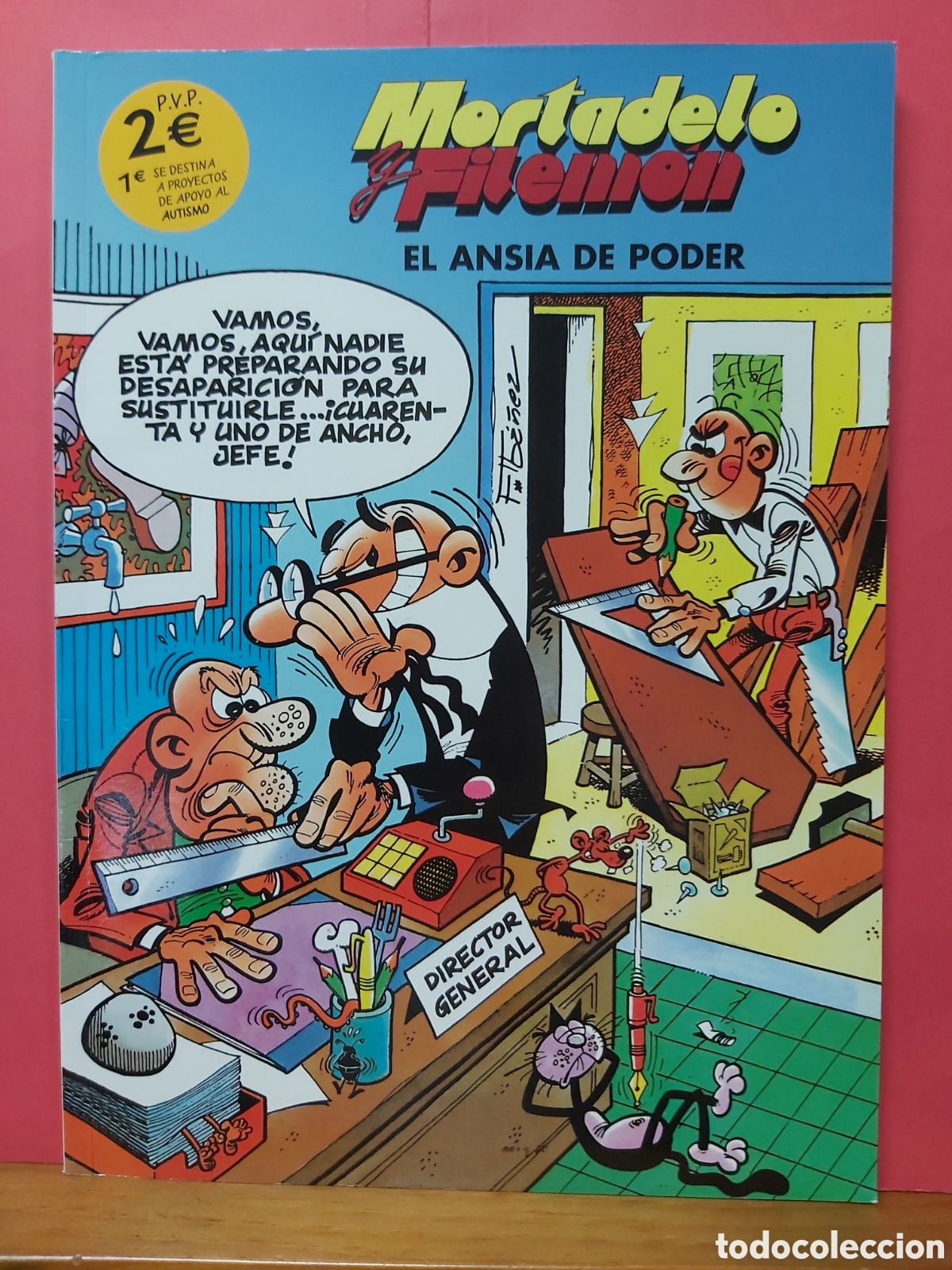 C&oacute;mics: * MORTADELO Y FILEMON * EL ANSIA DE PODER * FUNDACION SOLIDARIDAD CARREFOUR * EDICIONES B 2007 * - Foto 1