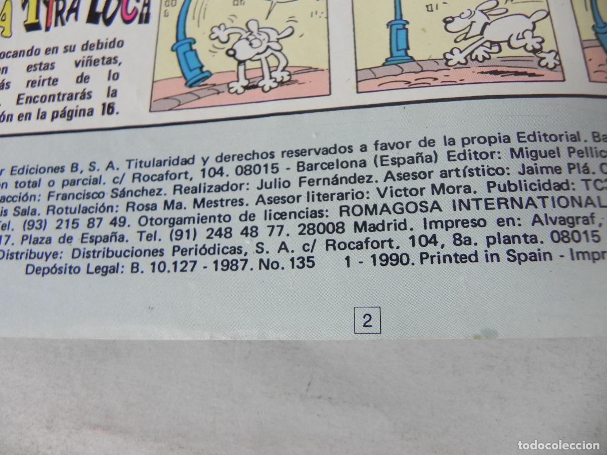C&oacute;mics: ZIPI Y ZAPE N&ordm; 135 (EDICIONES B-1990) - Foto 3