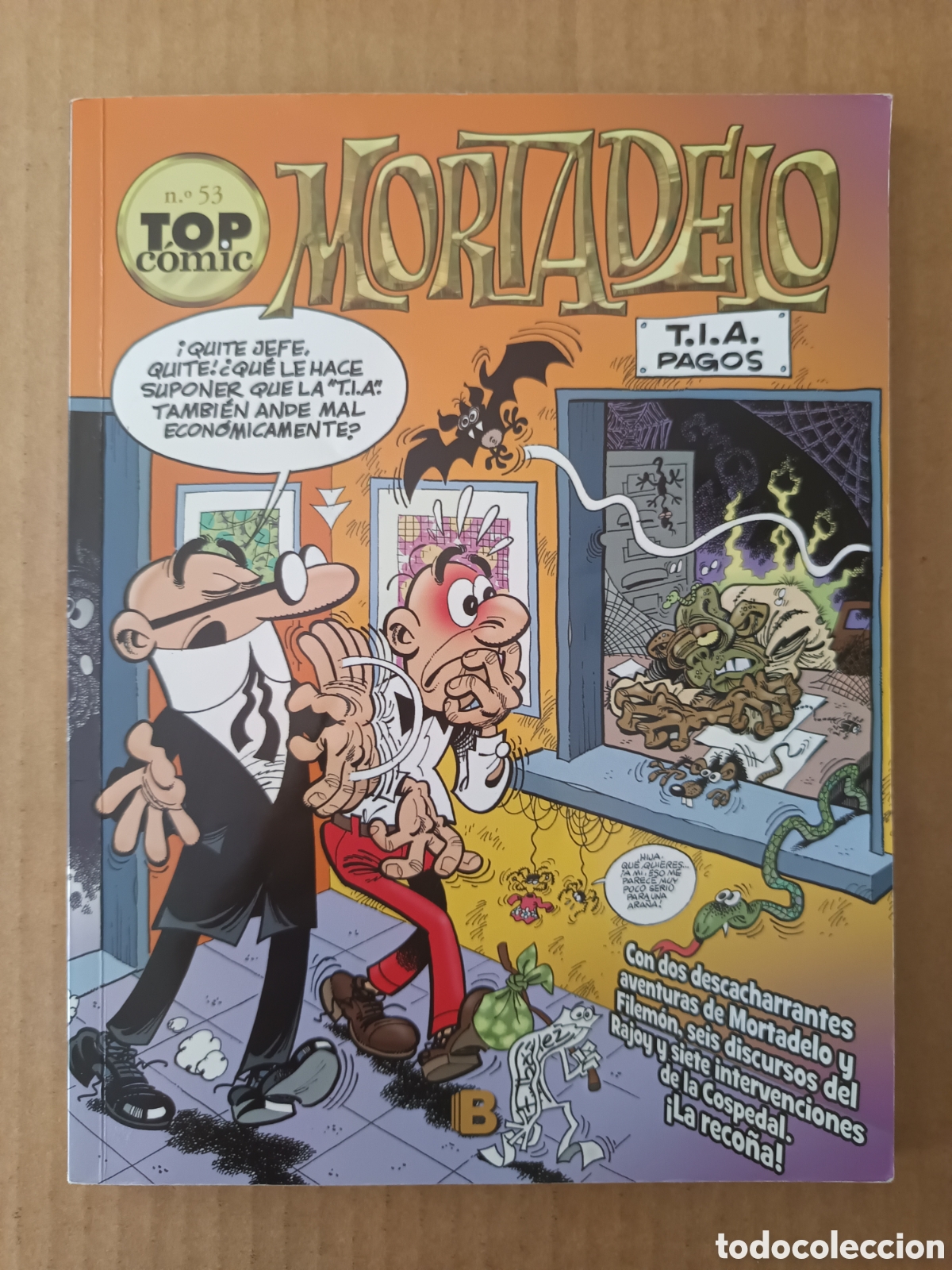 C&oacute;mics: Top C&oacute;mic n&deg;53: Mortadelo (Ediciones B, 2014). Ver &iacute;ndice. - Foto 1