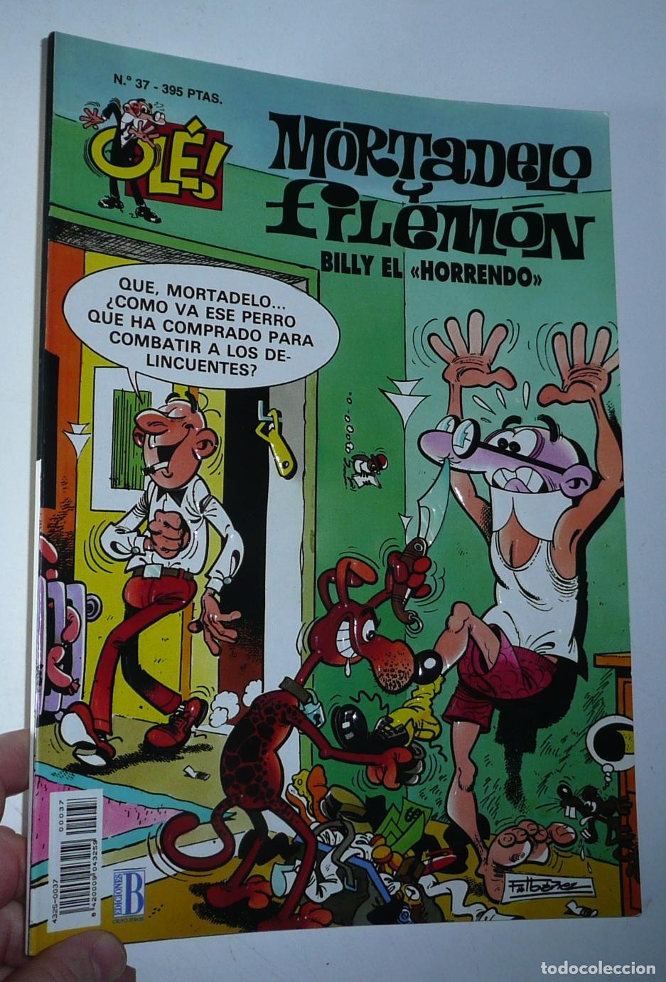C&oacute;mics: Mortadelo y Filem&oacute;n &rdquo;Billy el Horrendo&rdquo; (Ol&eacute; N&ordm; 37, Ediciones B, 1998) - Foto 1