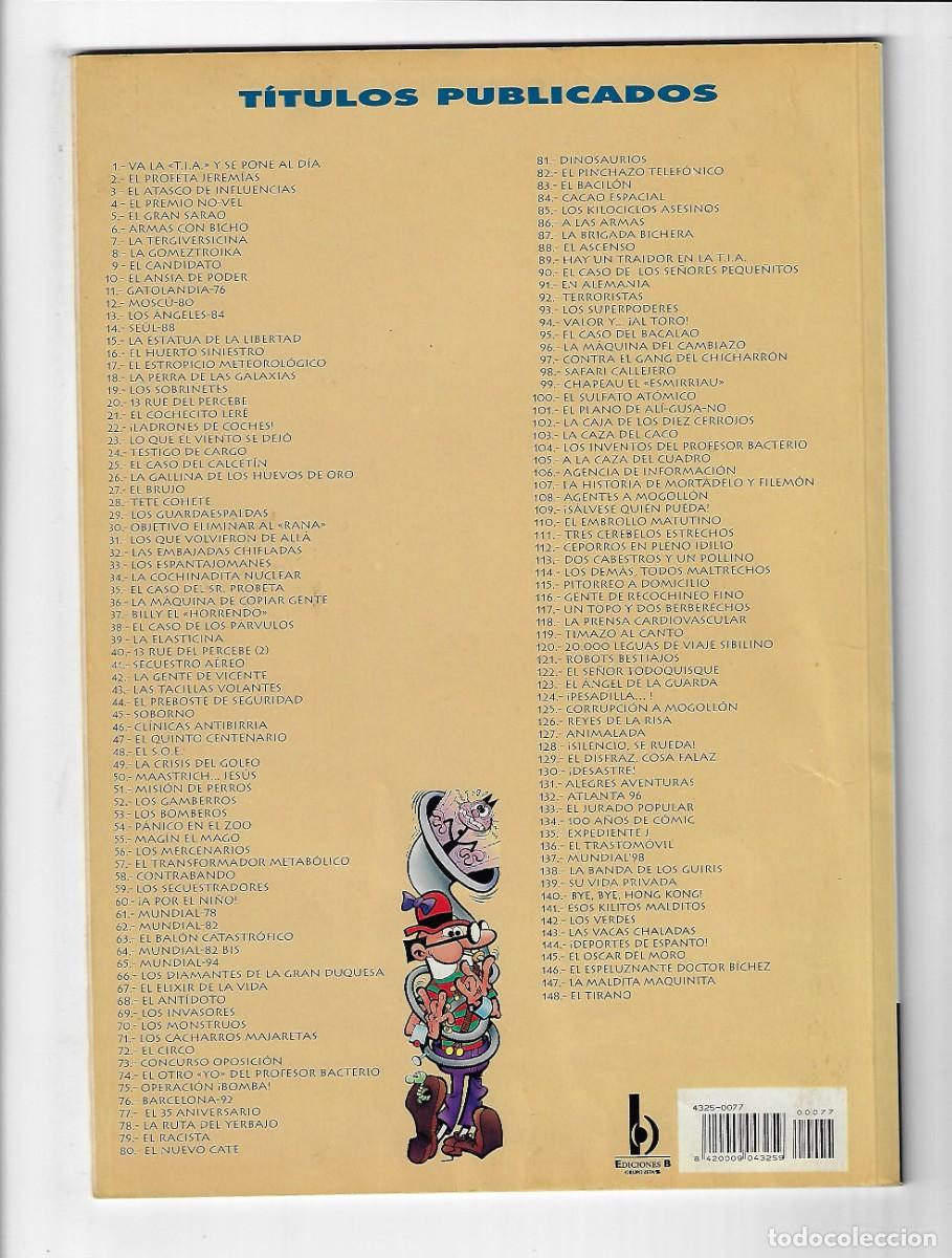 C&oacute;mics: Ediciones B. Colecci&oacute;n Ol&eacute; Mortadelo y Filem&oacute;n. 77 - Foto 2