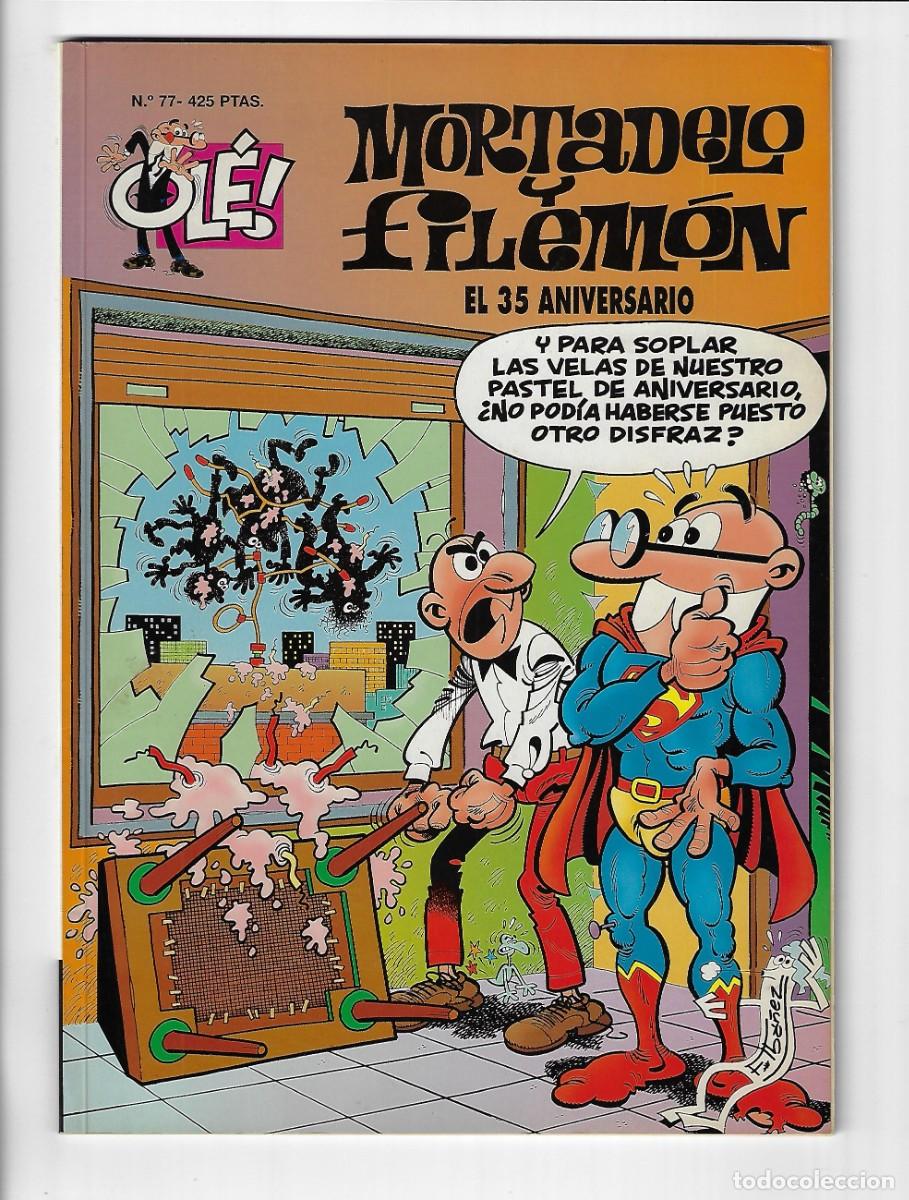 C&oacute;mics: Ediciones B. Colecci&oacute;n Ol&eacute; Mortadelo y Filem&oacute;n. 77 - Foto 1