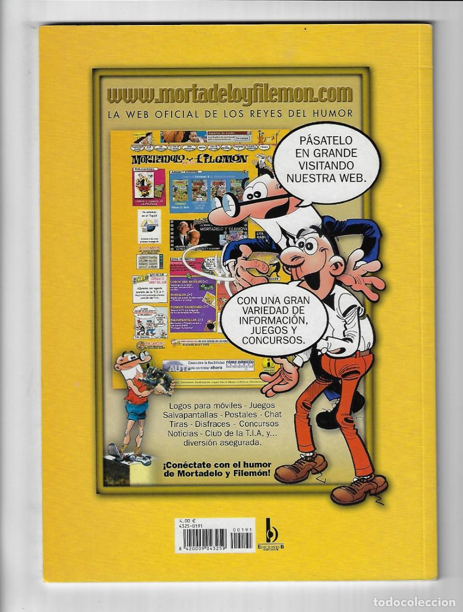C&oacute;mics: Ediciones B. Colecci&oacute;n Ol&eacute; Mortadelo y Filem&oacute;n. 191 - Foto 2