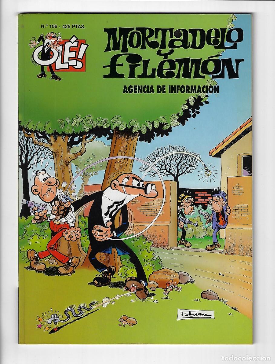 C&oacute;mics: Ediciones B. Colecci&oacute;n Ol&eacute; Mortadelo y Filem&oacute;n. 106 - Foto 1