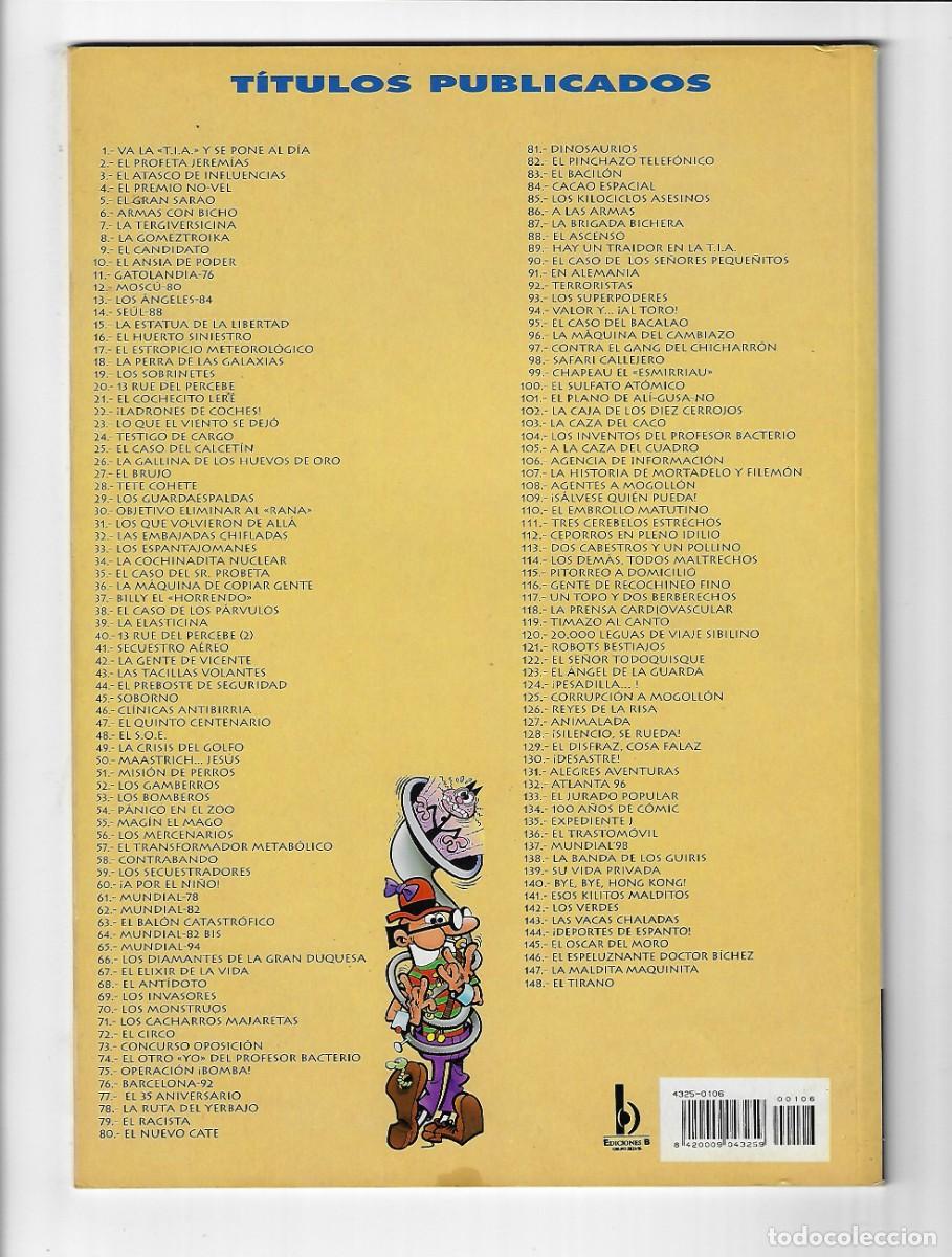 C&oacute;mics: Ediciones B. Colecci&oacute;n Ol&eacute; Mortadelo y Filem&oacute;n. 106 - Foto 2