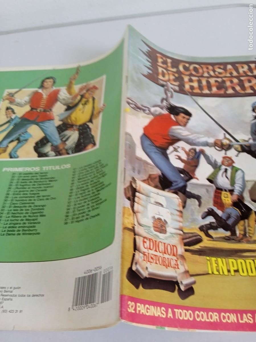 C&oacute;mics: EL CORSARIO DE HIERRO Edici&oacute;n Hist&oacute;rica N&ordm;56 &iexcl;En poder de Sinau! - Foto 2