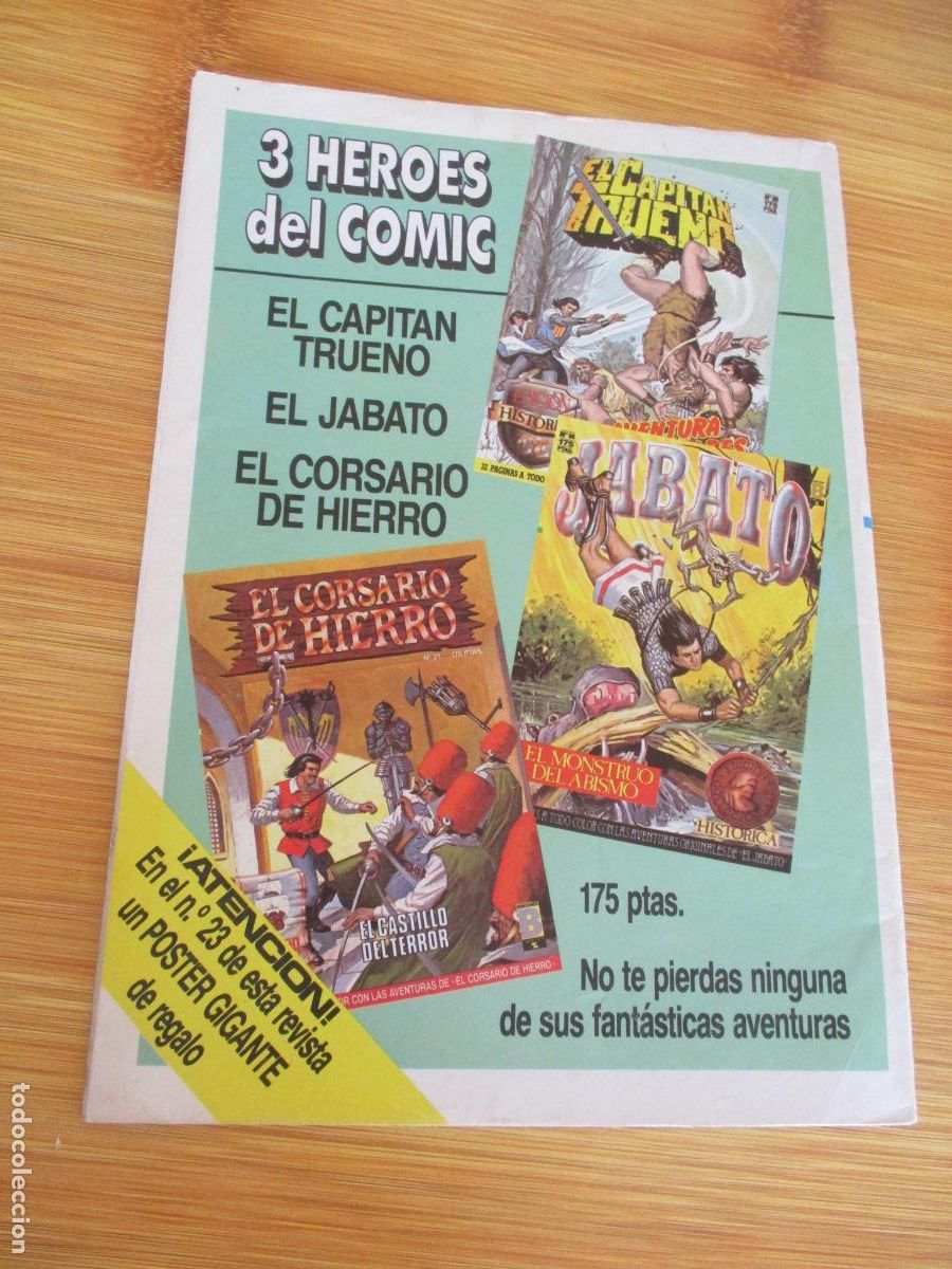 C&oacute;mics: EL CORSARIO DE HIERRO, N&ordm;, 22- , EDICIONES B- 1988 - Foto 3