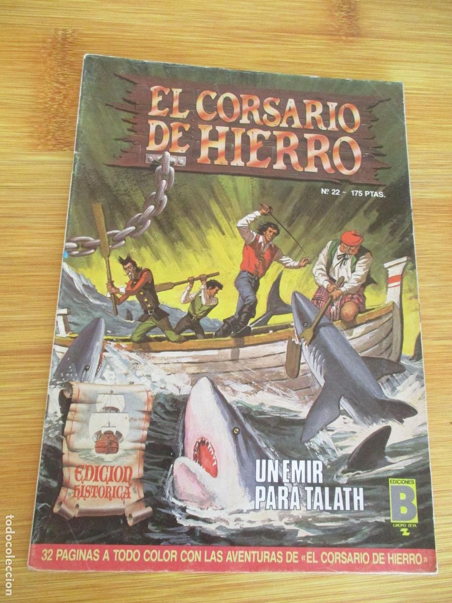 C&oacute;mics: EL CORSARIO DE HIERRO, N&ordm;, 22- , EDICIONES B- 1988 - Foto 1