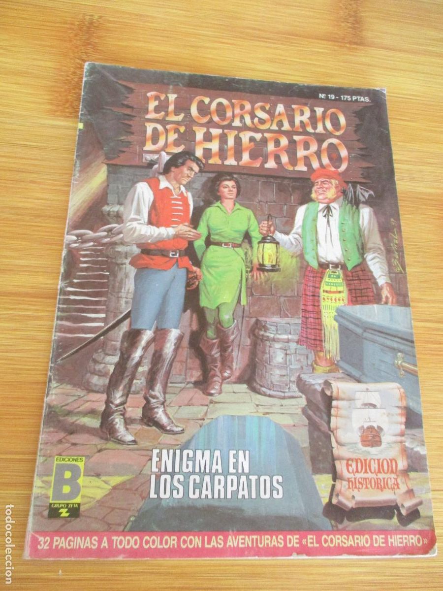 C&oacute;mics: EL CORSARIO DE HIERRO, N&ordm;, 19- , EDICIONES B- 1988 - Foto 1