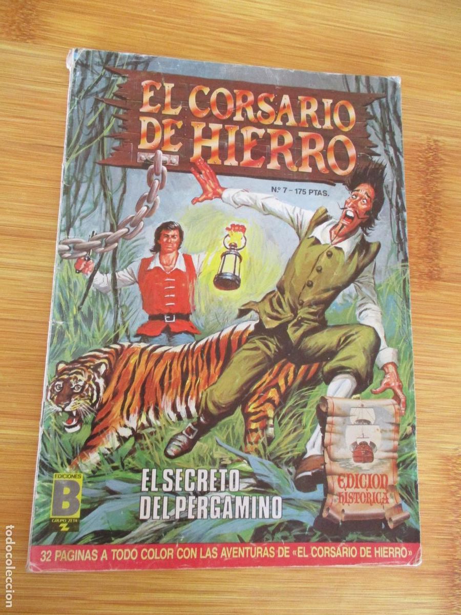 C&oacute;mics: EL CORSARIO DE HIERRO, N&ordm;, 7- , EDICIONES B- 1987 - Foto 1