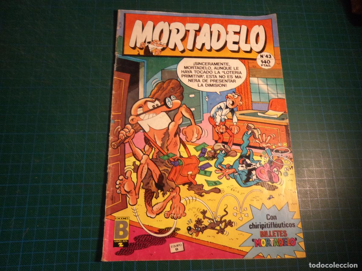 C&oacute;mics: Mortadelo. N&ordm; 43. Ediciones B. Con se&ntilde;ales de uso. (Ref. 6-B) - Foto 1