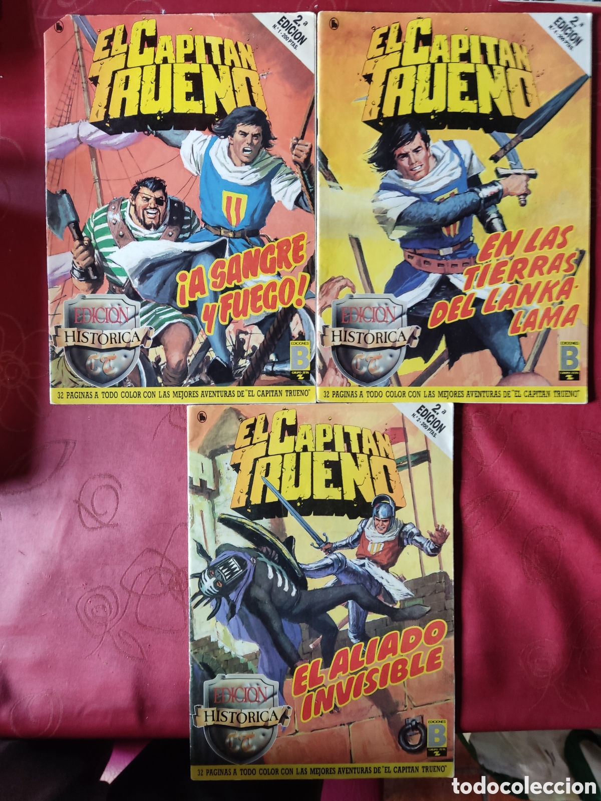 C&oacute;mics: El capit&aacute;n trueno volumen 1,2 y 4 - Foto 1