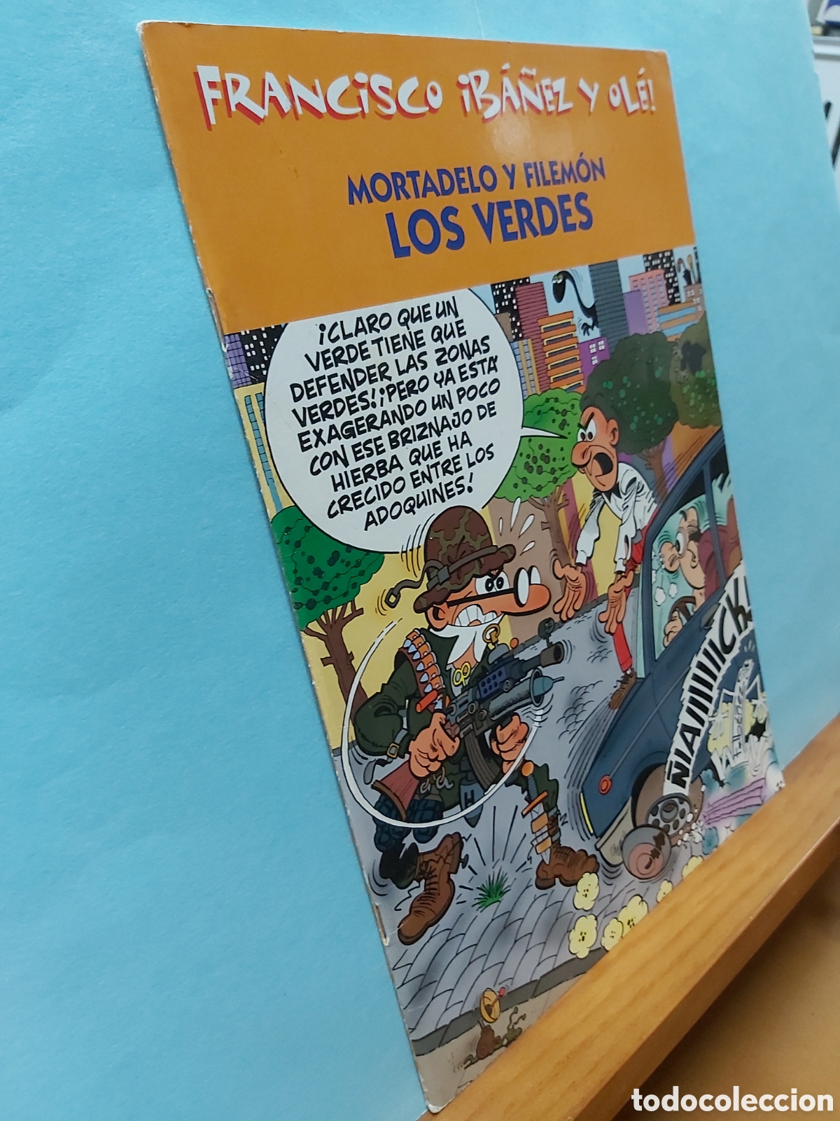 C&oacute;mics: S * FRANCISCO IBA&Ntilde;EZ Y OLE! * MORTADELO Y FILEMON , LOS VERDES * EDICIONES B - 2001 - Foto 2