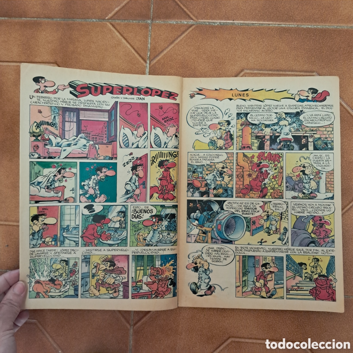 C&oacute;mics: OL&Eacute; SUPER LOPEZ N&ordm; 6 LA semana m&aacute;s larga... (1a ed. 1981 EDICIONES B) - Foto 3