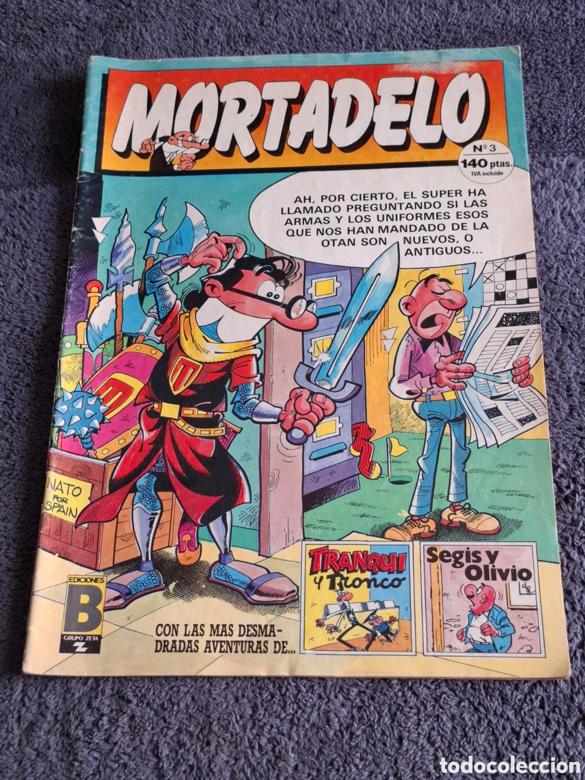C&oacute;mics: L22. Super Mortadelo - El Rayo Transmutador, N&uacute;m. 3 Ediciones B, 1987. - Foto 1