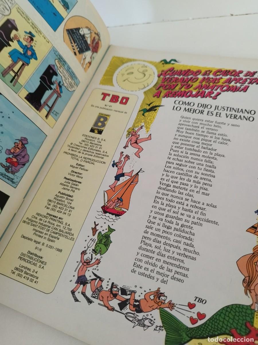 C&oacute;mics: Comic, tebeo. TBO N&deg; 41 extra vacaciones. Ediciones B. - Foto 4