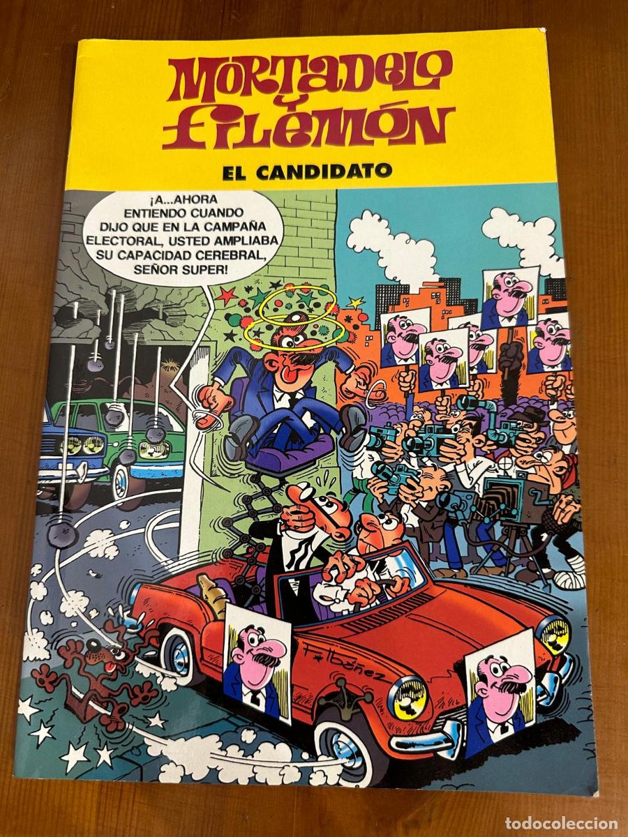 C&oacute;mics: MORTADELO Y FILEM&Oacute;N EL CANDIDATO - TOMO &Uacute;NICO - EDICIONES B - Foto 1