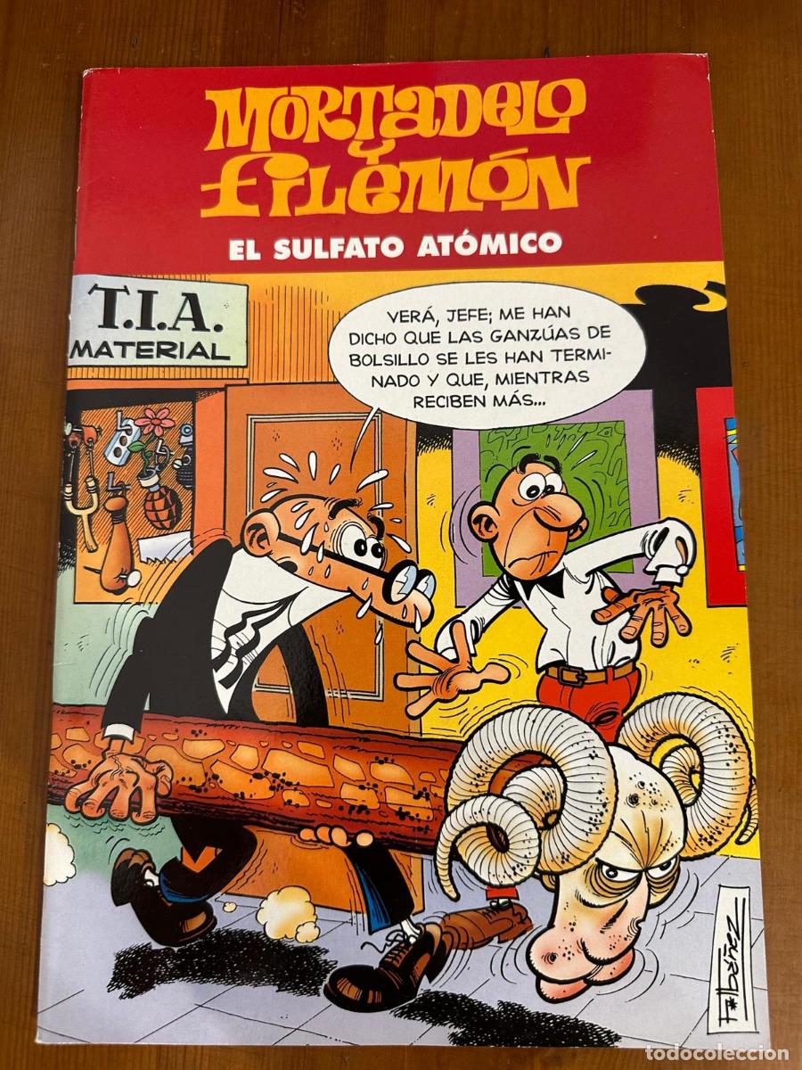 C&oacute;mics: MORTADELO Y FILEM&Oacute;N EL SULFATO AT&Oacute;MICO - TOMO &Uacute;NICO - EDICIONES B - Foto 1