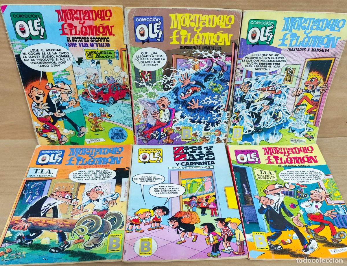C&oacute;mics: Lote de 6 comics , Mortadelo y Filem&oacute;n, Zipi y Zape - Foto 1