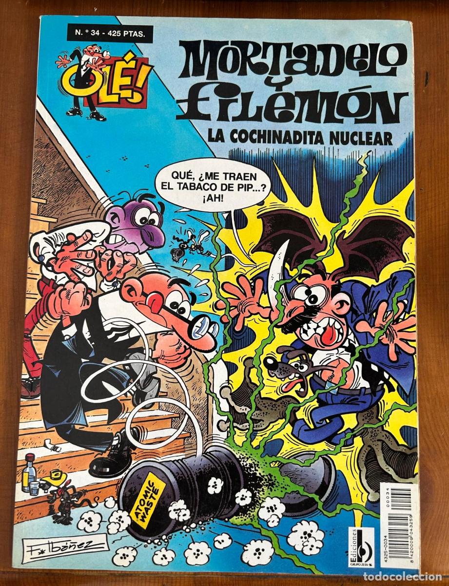 C&oacute;mics: MORTADELO Y FILEMON COCHINADITA NUCLEAR - &ordm;N 34 - EDICIONES B - Foto 1