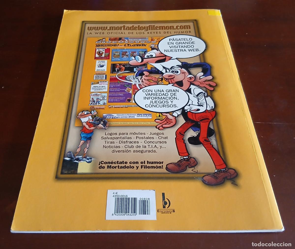 C&oacute;mics: OLE N&ordm;. 10 - MORTADELO Y FILEMON - EL ANSIA DE PODER - EDICIONES.B - PORTADA LISA - Foto 2