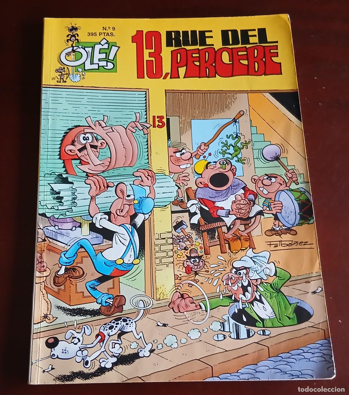 C&oacute;mics: OLE N&ordm;. 9 - 13 RUE DEL PERCEBE - EDICIONES.B - PORTADA CON RELIEVE - Foto 1