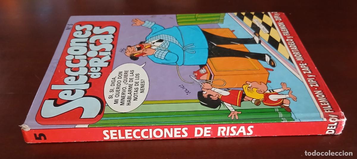 C&oacute;mics: SELECIONES DE RISAS - TOMO 5 - MORTADELO Y FILEMON - ZIPI Y ZAPE - EDICIONES.B - Foto 3