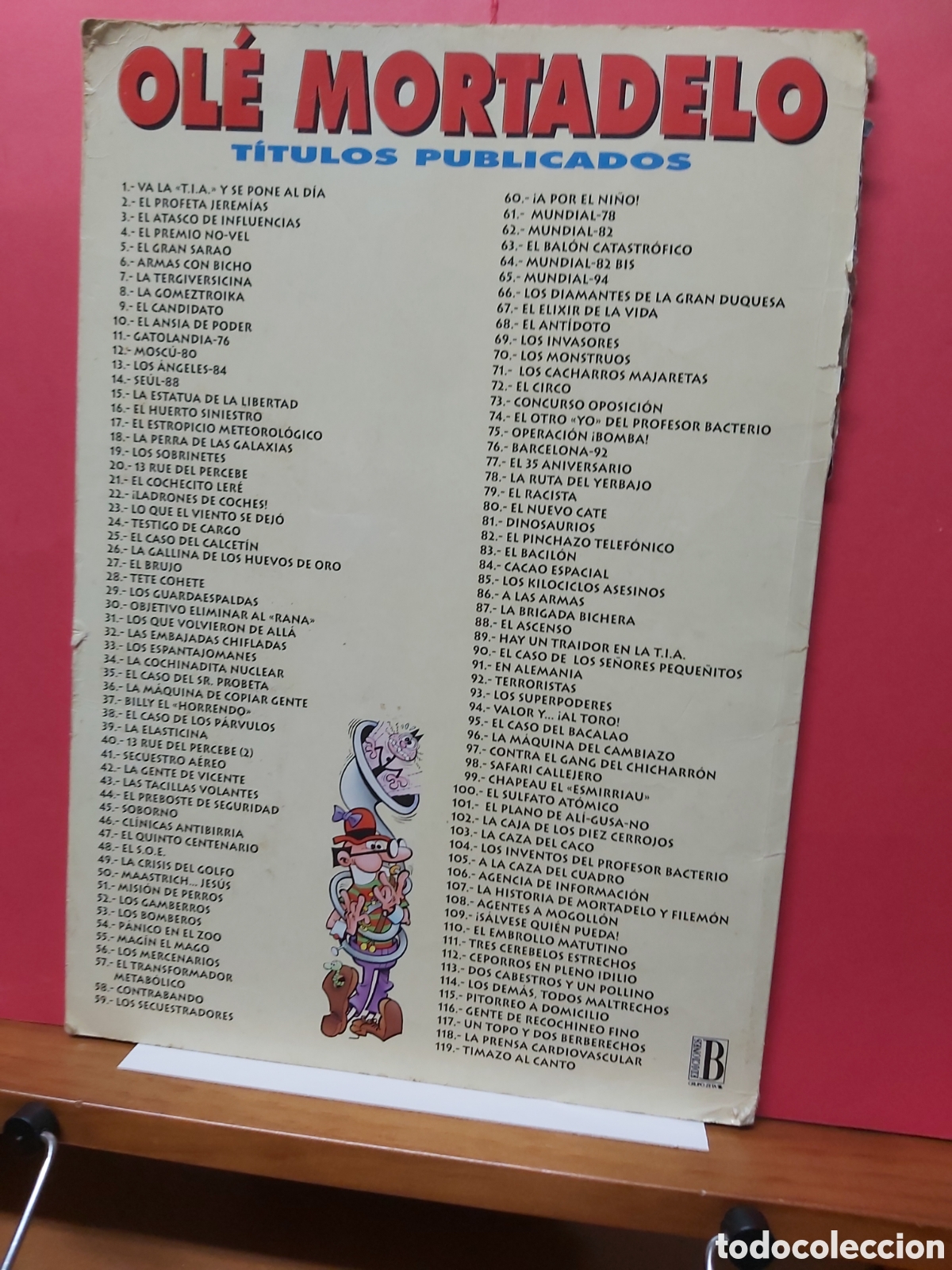 C&oacute;mics: S * MORTADELO Y FILEMON * N&ordm; 8. COL. OLE * FORMATO GRANDE * EDICIONES B. * - Foto 4