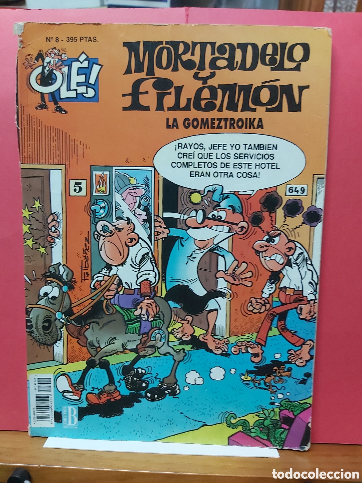 C&oacute;mics: S * MORTADELO Y FILEMON * N&ordm; 8. COL. OLE * FORMATO GRANDE * EDICIONES B. * - Foto 1