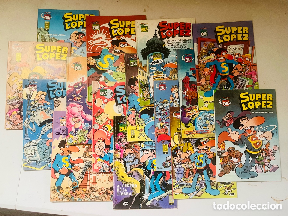 C&oacute;mics: SUPER L&Oacute;PEZ, 15 T&Iacute;TULOS DIFERENTES, (EDICIONES B/BRUGUERA) - Foto 1